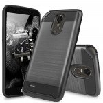 Wholesale LG Stylo 3 Armor Hybrid Case (Black)